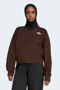 adidas Originals sweter damski Essentials Knit brązowy IA4444