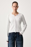 Tommy Jeans kardigan dámský šedý DW0DW23458