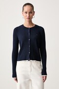 Tommy Jeans kardigan dámský námořnický modrý DW0DW23458