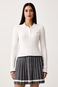 Tommy Jeans sweter damski beżowy DW0DW23354