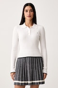 Tommy Jeans sweter damski beżowy DW0DW23354