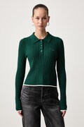 Tommy Jeans sweter damski zielony DW0DW23354