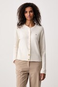 Tommy Hilfiger ζακέτα γυναικεία μάλλινη μπεζ WW0WW51439