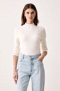 Tommy Hilfiger poludolčevita ženska s pamukom bež WW0WW51383