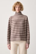 Tommy Hilfiger sweter damski wełniany beżowy WW0WW52228