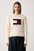 Tommy Hilfiger pulover ženski z volno bež WW0WW51450