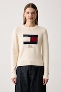 Tommy Hilfiger pulover ženski z volno bež WW0WW51450