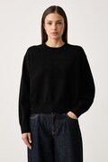 Calvin Klein Jeans sweter damski z wiskozą czarny LV047H315G