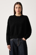Calvin Klein Jeans sweter damski z wiskozą czarny LV047H315G