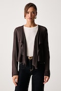 United Colors of Benetton ζακέτα γυναικεία με βισκόζη καφέ 13I8D605O