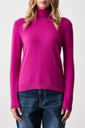 United Colors of Benetton golf damski wełniany fioletowy 1P02D2348