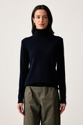 United Colors of Benetton golf damski wełniany granatowy 1P02D2348
