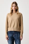 United Colors of Benetton пуловер дамски с вискоза бежов 1IYCD10GH