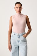 United Colors of Benetton kamizelka damska z wełną różowa 1H02D204Z