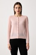 United Colors of Benetton kardigán dámsky s vlnou ružový 1H02D5035