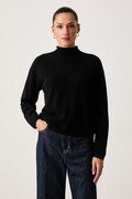 United Colors of Benetton sweter damski wełniany czarny 1I0FD204Y