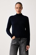 United Colors of Benetton maglione da donna con misto lana blu navy 1B9YD204R