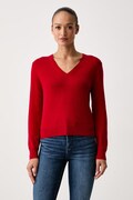 United Colors of Benetton πουλόβερ γυναικείο μάλλινο κόκκινο 1002D403X