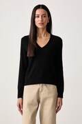 United Colors of Benetton πουλόβερ γυναικείο μάλλινο μαύρο 1002D403X