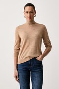 United Colors of Benetton golf damski wełniany pomarańczowy 1IOVE204V