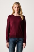 United Colors of Benetton sveter dámsky s lyocellom burgundský 1UPXD10HN