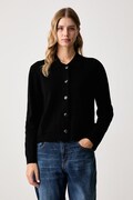 United Colors of Benetton kardigan dámský s vlnou černý 1B9YD502X