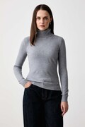 Gaudi sweter damski z wiskozą szary 621BD53079