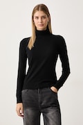 Gaudi sweter damski z wiskozą czarny 621BD53079