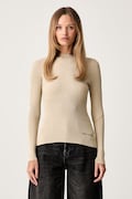 Armani Exchange sweter damski z wiskozą niebieski XW002627 AF10352