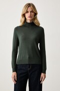 Trussardi golf damski wełniany zielony M0916001341N