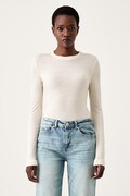 Trussardi longsleeve damski wełniany beżowy G0096000302N