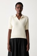 Weekend Max Mara polo damskie bawełniane WKDALBERO beżowe 2625366151600