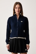 adidas Originals кардиган жіночий Cable Knit Firebird блакитний KT1864