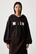 MSGM pulover za žene od vune smeđi 4141MDM212.267757