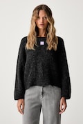 American Vintage sweter damski z wełną szary EAST18V
