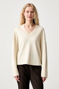 Marc O'Polo sweter damski z wiskozą beżowy 5000012002