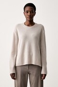 Marc O'Polo sweter damski wełniany beżowy 5000011925