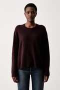 Marc O'Polo sweter damski wełniany bordowy 5000011925