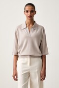 Marc O'Polo sweter damski z wełną beżowy 5000011915