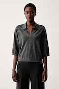 Marc O'Polo sweter damski z wełną szary 5000011915