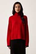 Pinko półgolf damski wełniany czerwony 105446 A3G1