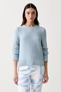 Barbour sweter damski bawełniany Fawley niebieski LKN1775
