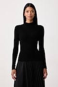 Twinset ημιζιβάγκο γυναικείο μάλλινο μαύρο 262TT3223