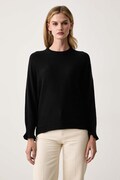 Twinset sveter dámsky s vlnou čierny 262TF3051