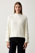 Twinset пуловер дамски с вискоза бежов 262TP3170