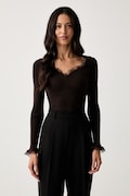 Twinset пуловер дамски с вискоза кафяв 262TP3390