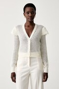 Twinset кардиган жіночий з додаванням вовни бежевий 262TP3150