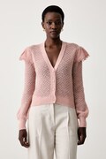 Twinset кардиган жіночий з додаванням вовни рожевий 262TP3150
