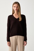 Twinset sweter damski wełniany brązowy 262AP3021