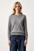 Karl Lagerfeld sweter damski wełniany szary B3W18037